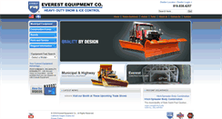 Desktop Screenshot of everestequipment.com