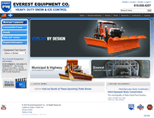 Tablet Screenshot of everestequipment.com